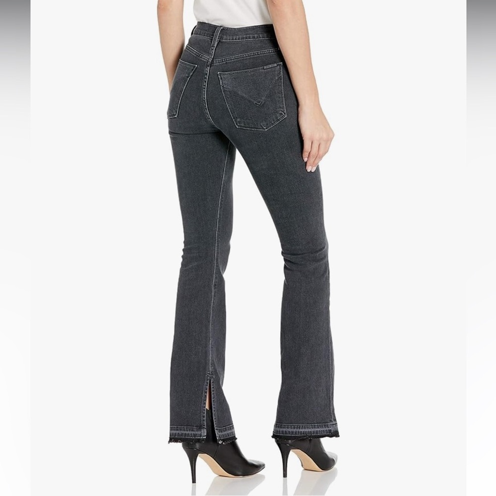Hudson Jeans Black Straight Leg Denim